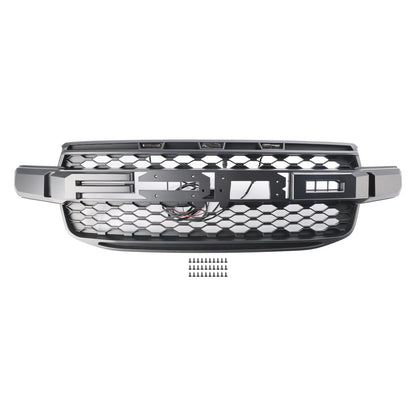 2023-2024 Ford Ranger Next Gen T9 Front Bumper Grill Black Grille W/ LED Light