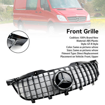 2006-2013 Mercedes Benz Sprinter W906 1500 2500 3500 Front Bumper Grill AMG Style Grille