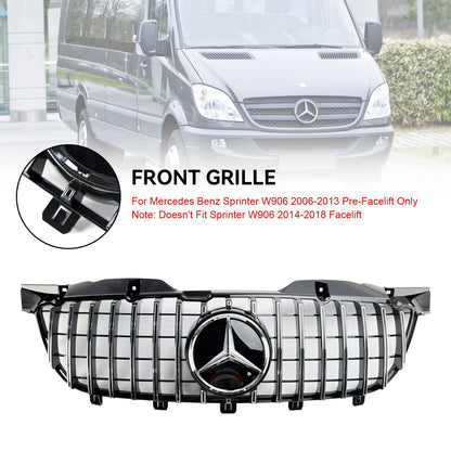 2006-2013 Mercedes Benz Sprinter W906 1500 2500 3500 Front Bumper Grill AMG Style Grille
