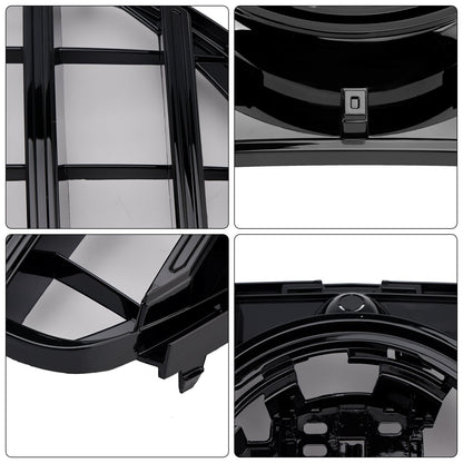 2019-2023 Mercedes Benz GLE Class C167 V167 GT Style Grill Front Bumper Glossy Black Grille