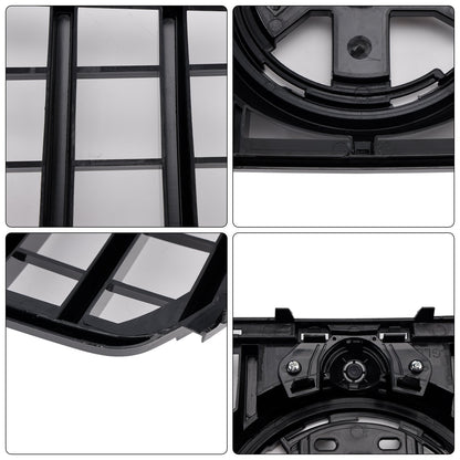 2019-2023 Mercedes Benz GLE Class C167 V167 GT Style Grill Front Bumper Glossy Black Grille