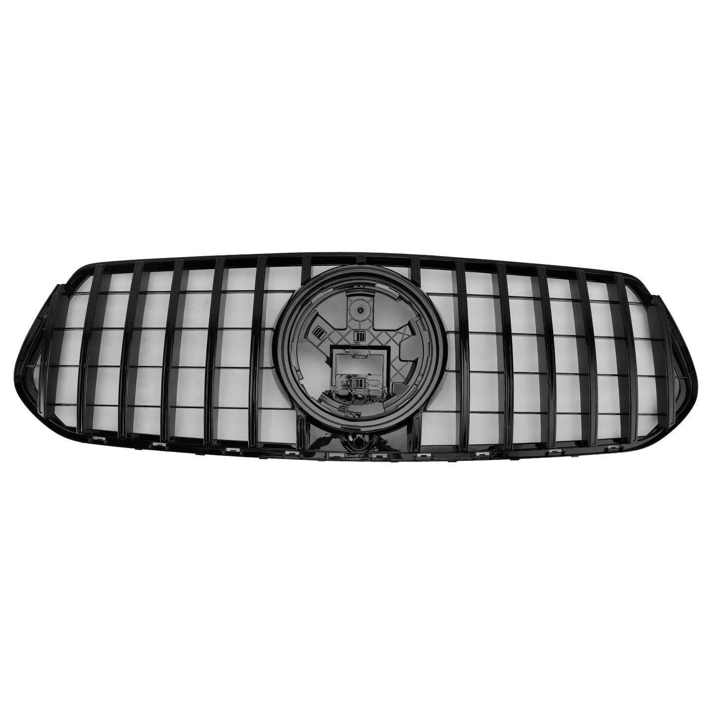 2019-2023 Mercedes Benz GLE Class C167 V167 GT Style Grill Front Bumper Glossy Black Grille