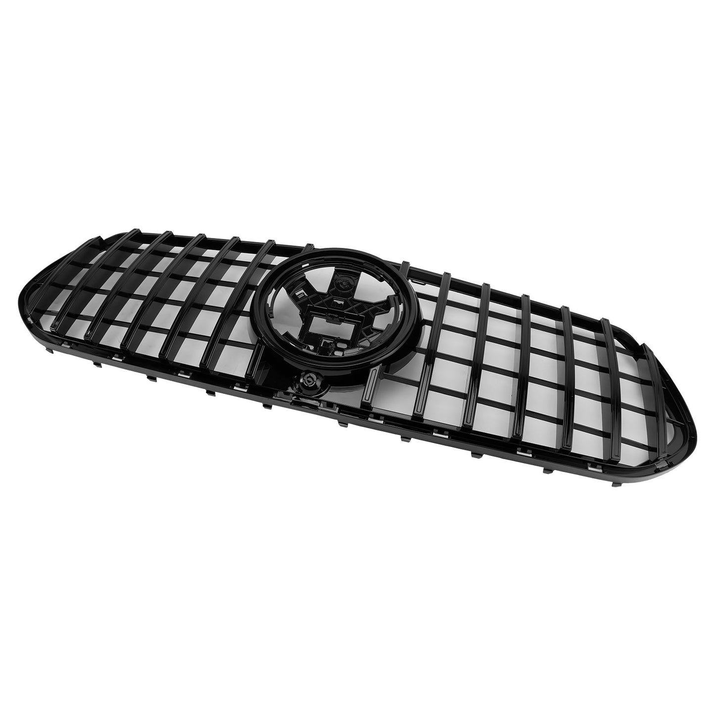 2019-2023 Mercedes Benz GLE Class C167 V167 GT Style Grill Front Bumper Glossy Black Grille