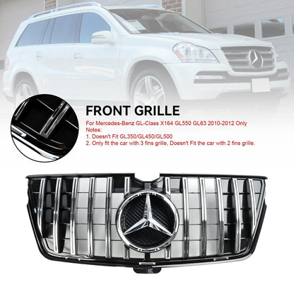 Mercedes 2010-2012 Benz GL-Class X164 GL550 GL63 Front Bumper Grill