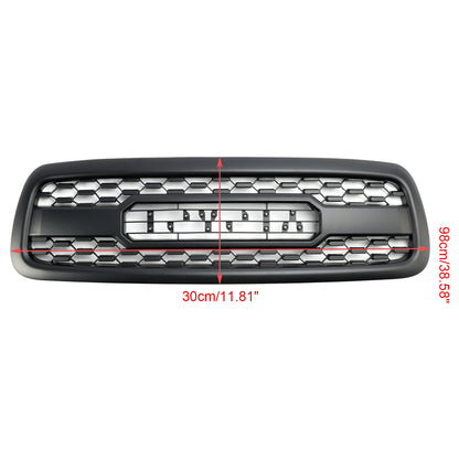 Toyota Sequoia 2001 2002 2003 2004 Front Replacement Grille TRD RPO Style Black Honeycomb Grill W/ LED Lights