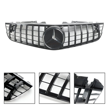 2009-2012 Benz SL-Class R230 SL500 SL550 SL63 SL65 Mercedes Front Bumper Upper Grill AMG Style Grill Replacement