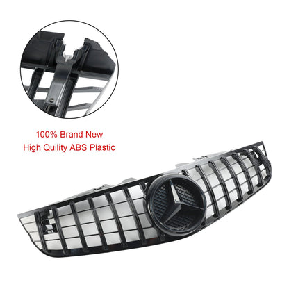 2009-2012 Benz SL-Class R230 SL500 SL550 SL63 SL65 Mercedes Front Bumper Upper Grill AMG Style Grill Replacement
