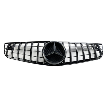 2009-2012 Benz SL-Class R230 SL500 SL550 SL63 SL65 Mercedes Front Bumper Upper Grill AMG Style Grill Replacement