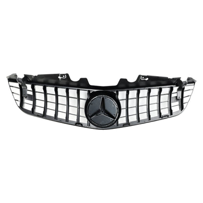 2009-2012 Benz SL-Class R230 SL500 SL550 SL63 SL65 Mercedes Front Bumper Upper Grill AMG Style Grill Replacement