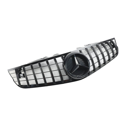 2009-2012 Benz SL-Class R230 SL500 SL550 SL63 SL65 Mercedes Front Bumper Upper Grill AMG Style Grill Replacement