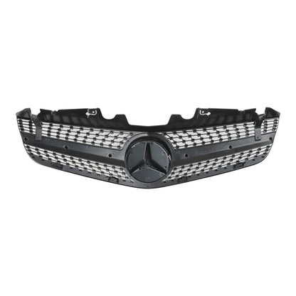 2009-2012 Benz SL-Class R230 SL500 SL550 SL63 SL65 Mercedes Front Bumper Upper Grill AMG Style Grill Replacement