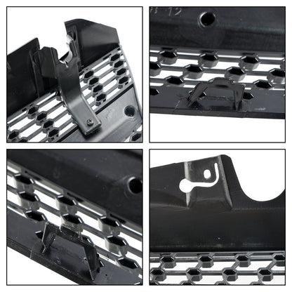 2009-2012 Benz SL-Class R230 SL500 SL550 SL63 SL65 Mercedes Front Bumper Upper Grill AMG Style Grill Replacement