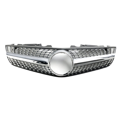 2009-2012 Benz SL-Class R230 SL500 SL550 SL63 SL65 Mercedes Front Bumper Upper Grill AMG Style Grill Replacement