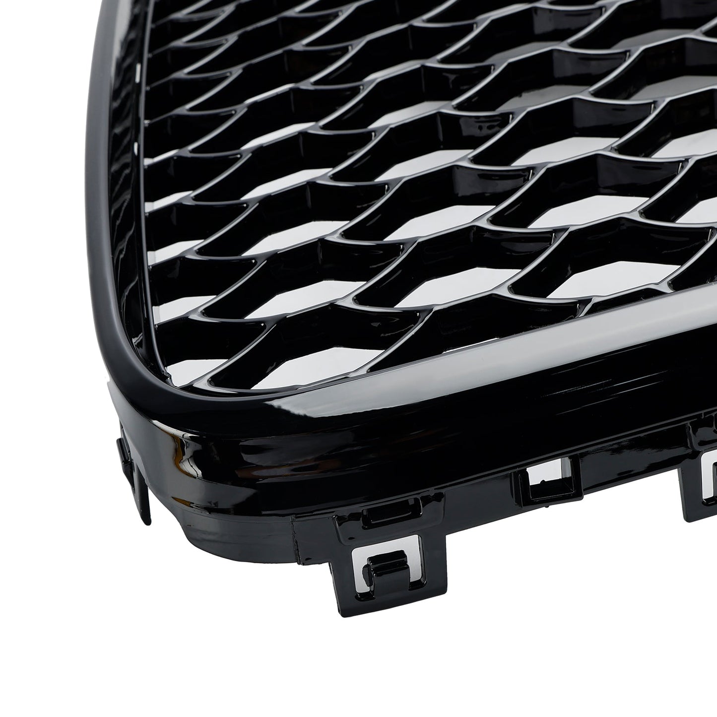 2005-2015 Audi Q7 /Q7 Sline /SQ7 Hoenycomb / Slat Style Grill Air Intake Radiator Front Bumper Grille With RIng Emblem