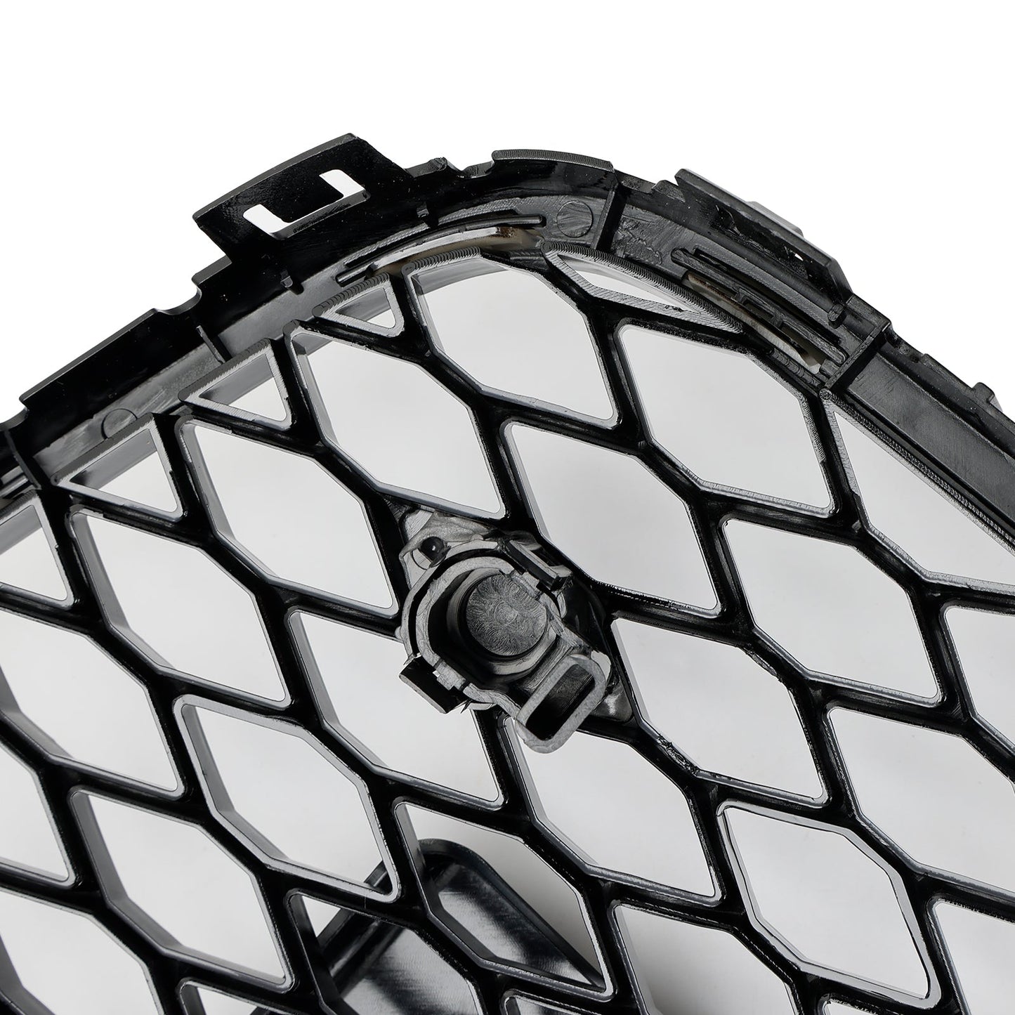 2005-2015 Audi Q7 /Q7 Sline /SQ7 Hoenycomb / Slat Style Grill Air Intake Radiator Front Bumper Grille With RIng Emblem