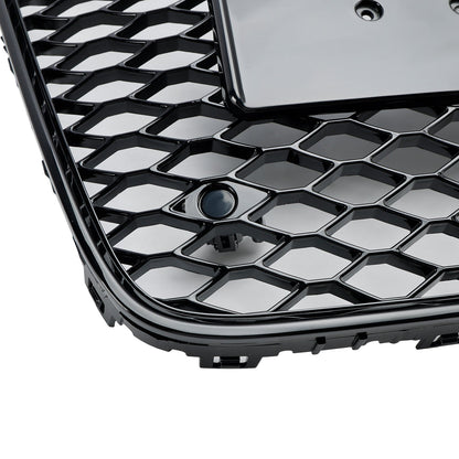 2005-2015 Audi Q7 /Q7 Sline /SQ7 Hoenycomb / Slat Style Grill Air Intake Radiator Front Bumper Grille With RIng Emblem