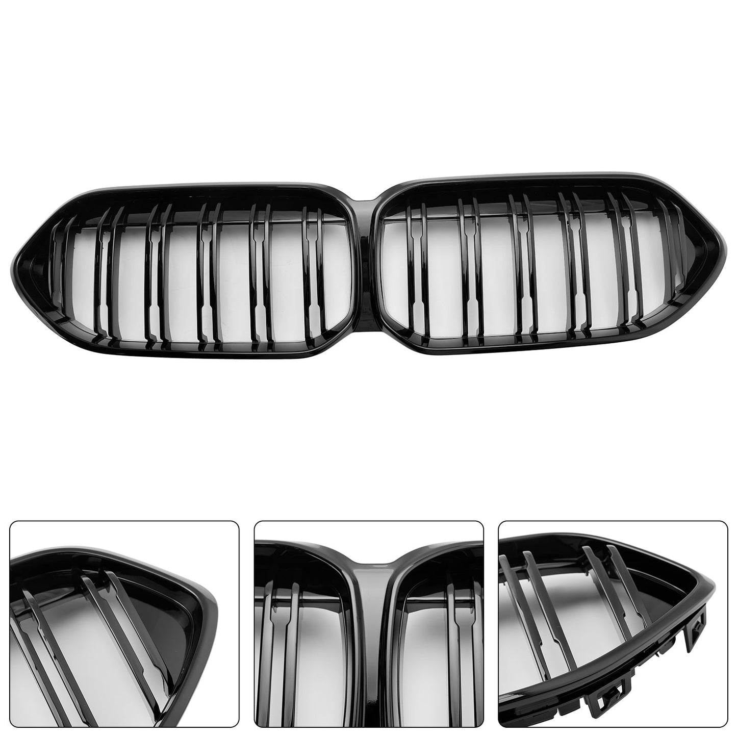 2020-2023 BMW 2 Series Gran Coupe F44 218i/220i/228i xDrive/M235i xDrive Front Bumper Grille Gloss Black Grill