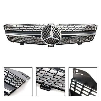 2008-2010 Mercedes Benz CLS-Class W219 C219 CLS350/500/550/CLS63 Front Bumper Grill Diamond Grille