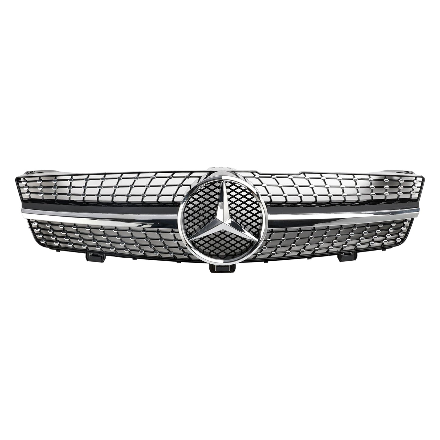 2008-2010 Mercedes Benz CLS-Class W219 C219 CLS350/500/550/CLS63 Front Bumper Grill Diamond Grille