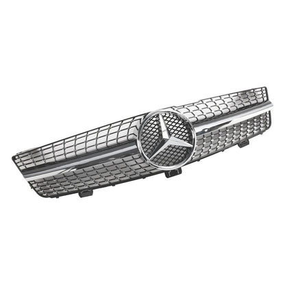 2008-2010 Mercedes Benz CLS-Class W219 C219 CLS350/500/550/CLS63 Front Bumper Grill Diamond Grille