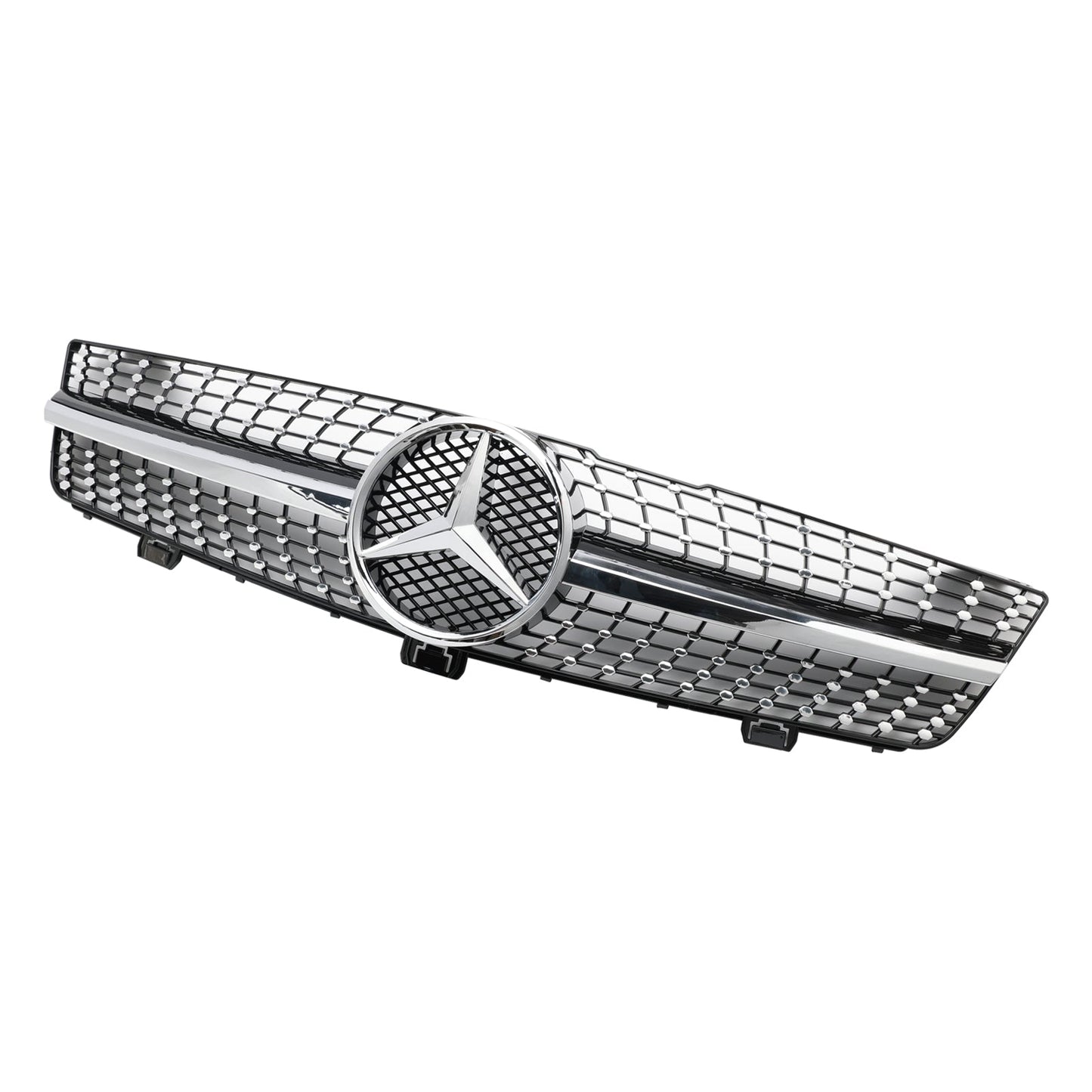 2008-2010 Mercedes Benz CLS-Class W219 C219 CLS350/500/550/CLS63 Front Bumper Grill Diamond Grille