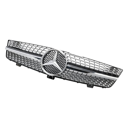 2008-2010 Mercedes Benz CLS-Class W219 C219 CLS350/500/550/CLS63 Front Bumper Grill Diamond Grille
