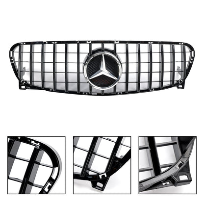 2013-2017 Mercedes Benz GLA-Class W156 X156 GLA200/220/250/GLA45 Front Bumper Grill Black GT Style Grille
