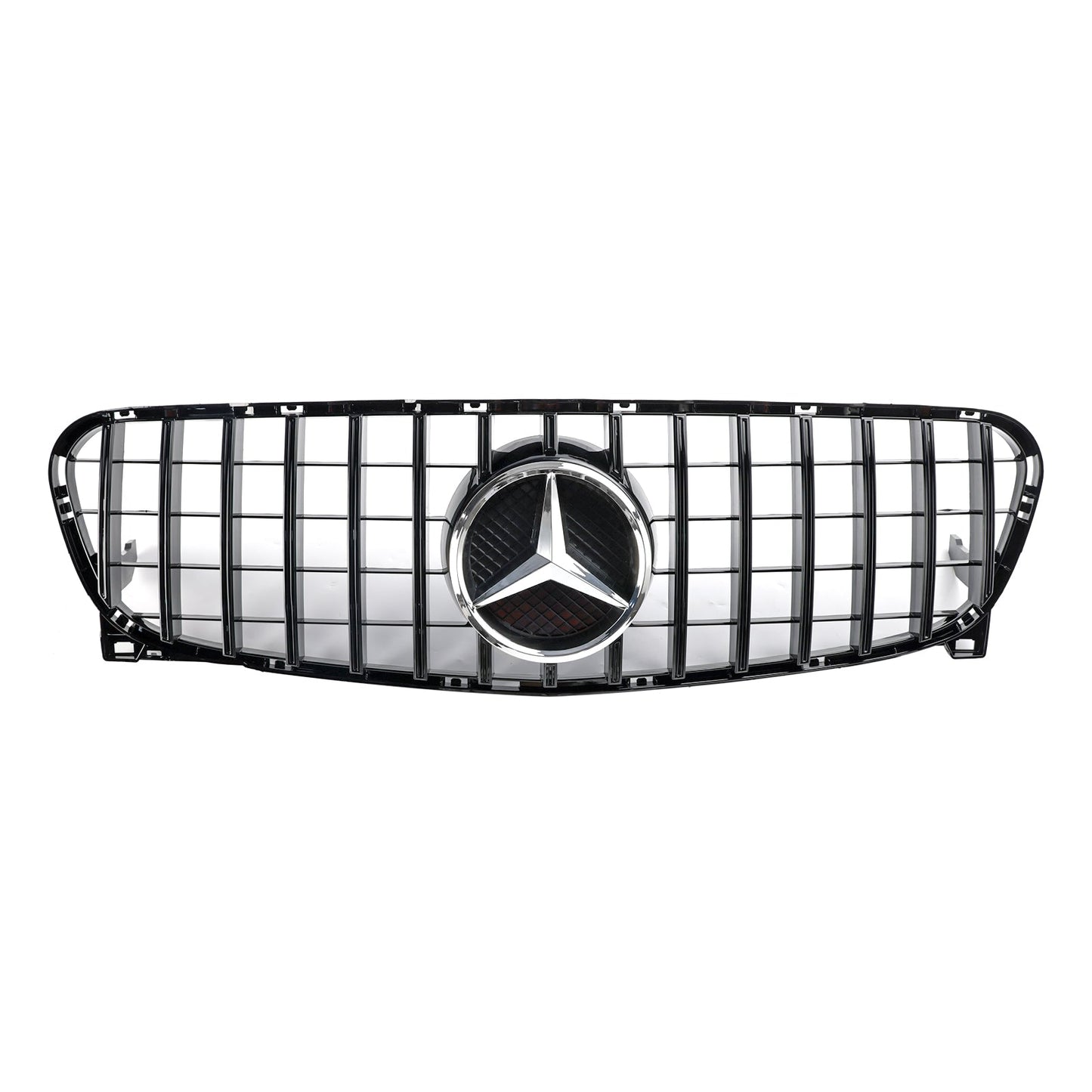 2013-2017 Mercedes Benz GLA-Class W156 X156 GLA200/220/250/GLA45 Front Bumper Grill Black GT Style Grille