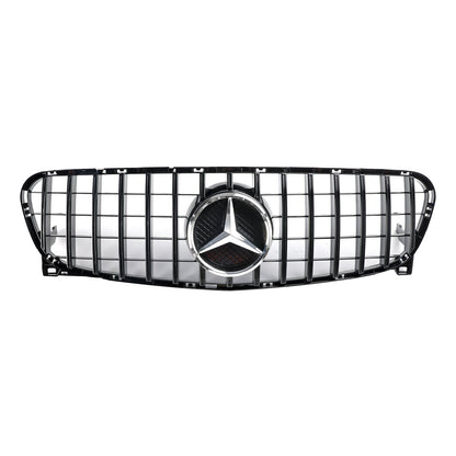 2013-2017 Mercedes Benz GLA-Class W156 X156 GLA200/220/250/GLA45 Front Bumper Grill Black GT Style Grille