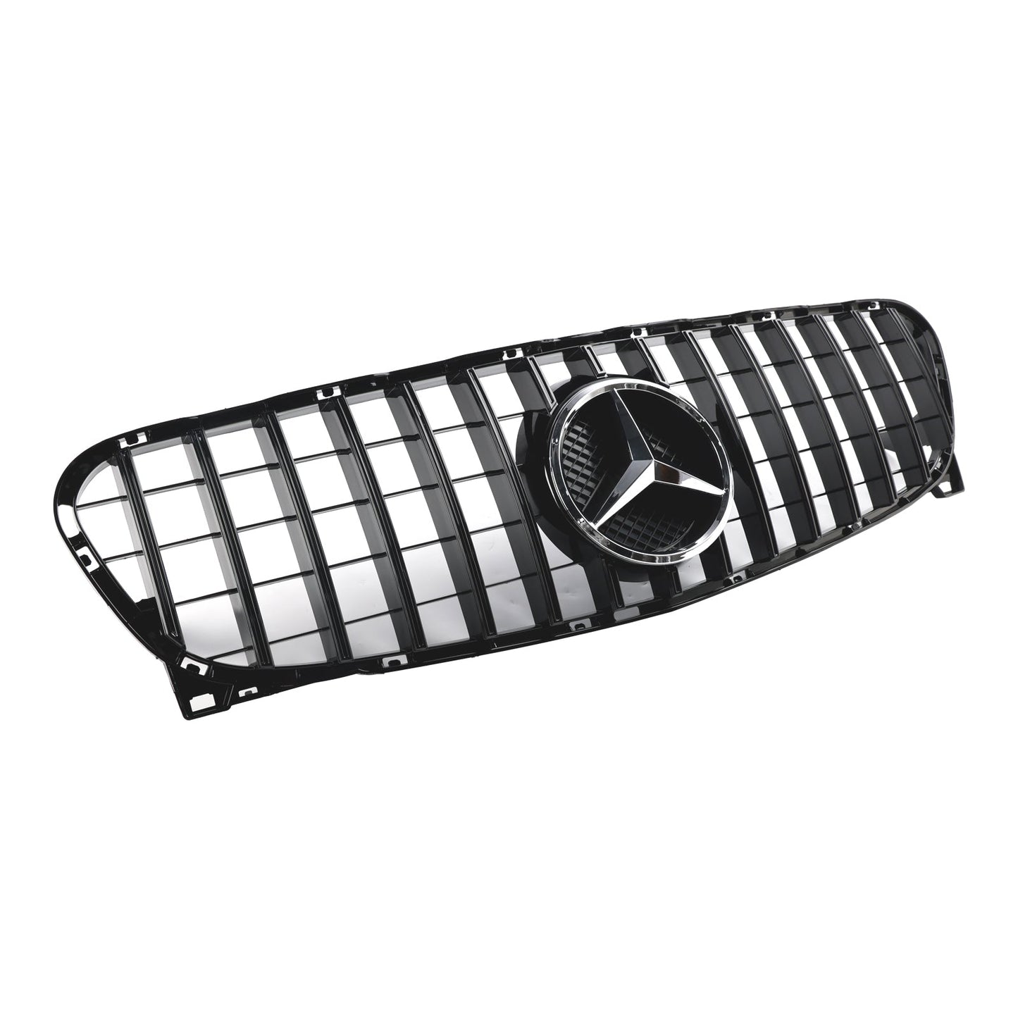 2013-2017 Mercedes Benz GLA-Class W156 X156 GLA200/220/250/GLA45 Front Bumper Grill Black GT Style Grille