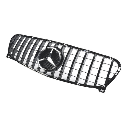 2013-2017 Mercedes Benz GLA-Class W156 X156 GLA200/220/250/GLA45 Front Bumper Grill Black GT Style Grille
