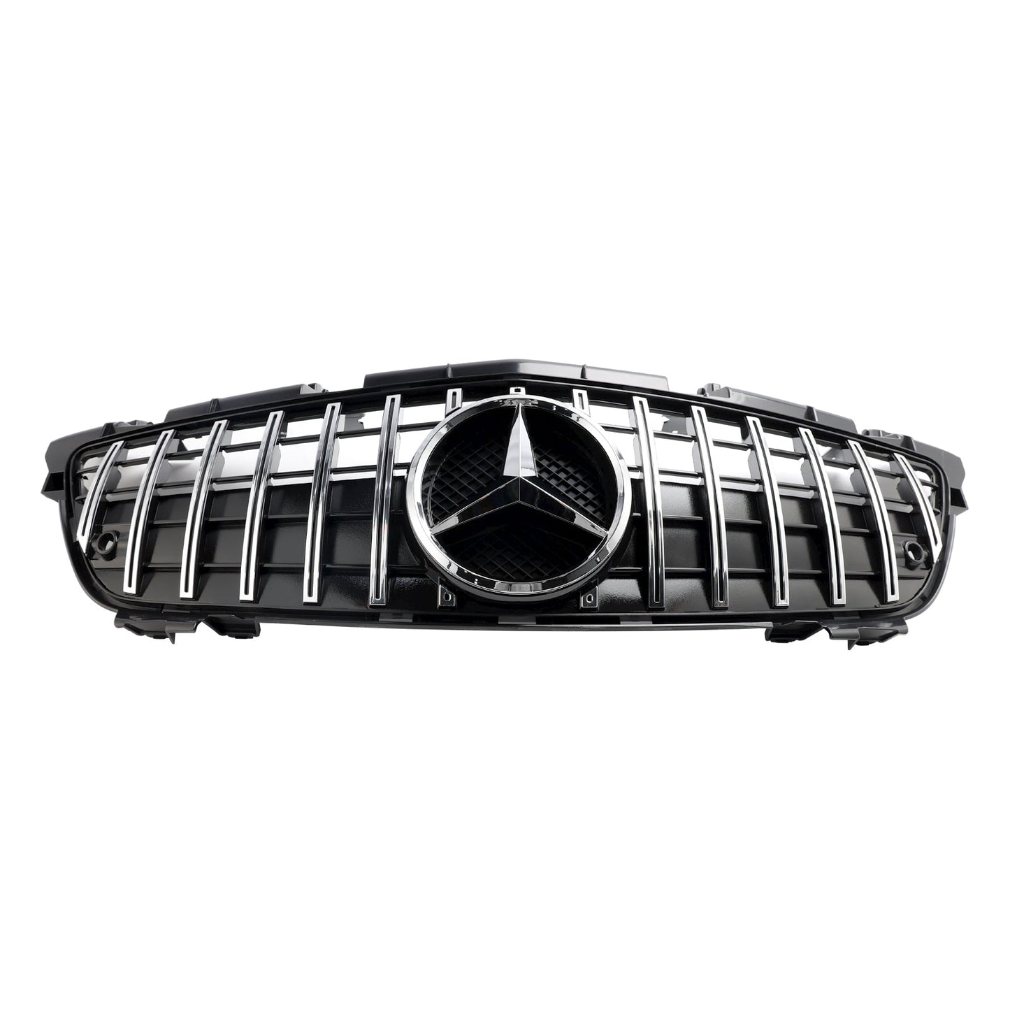 2011-2016 Mercedes Benz SLK-Class R172 SLK200/250/350/SLK55 AMG Front Bumper Grill Chrome GT Style Grille
