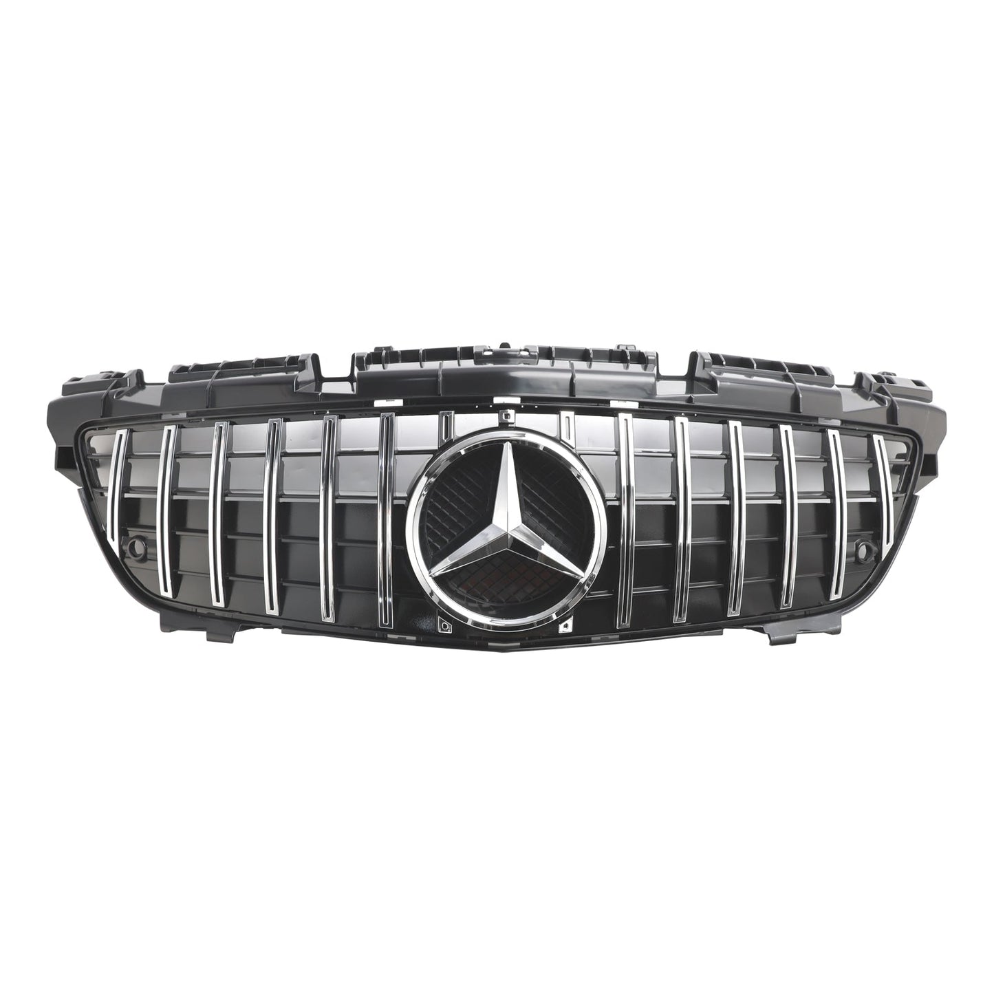 2011-2016 Mercedes Benz SLK-Class R172 SLK200/250/350/SLK55 AMG Front Bumper Grill Chrome GT Style Grille