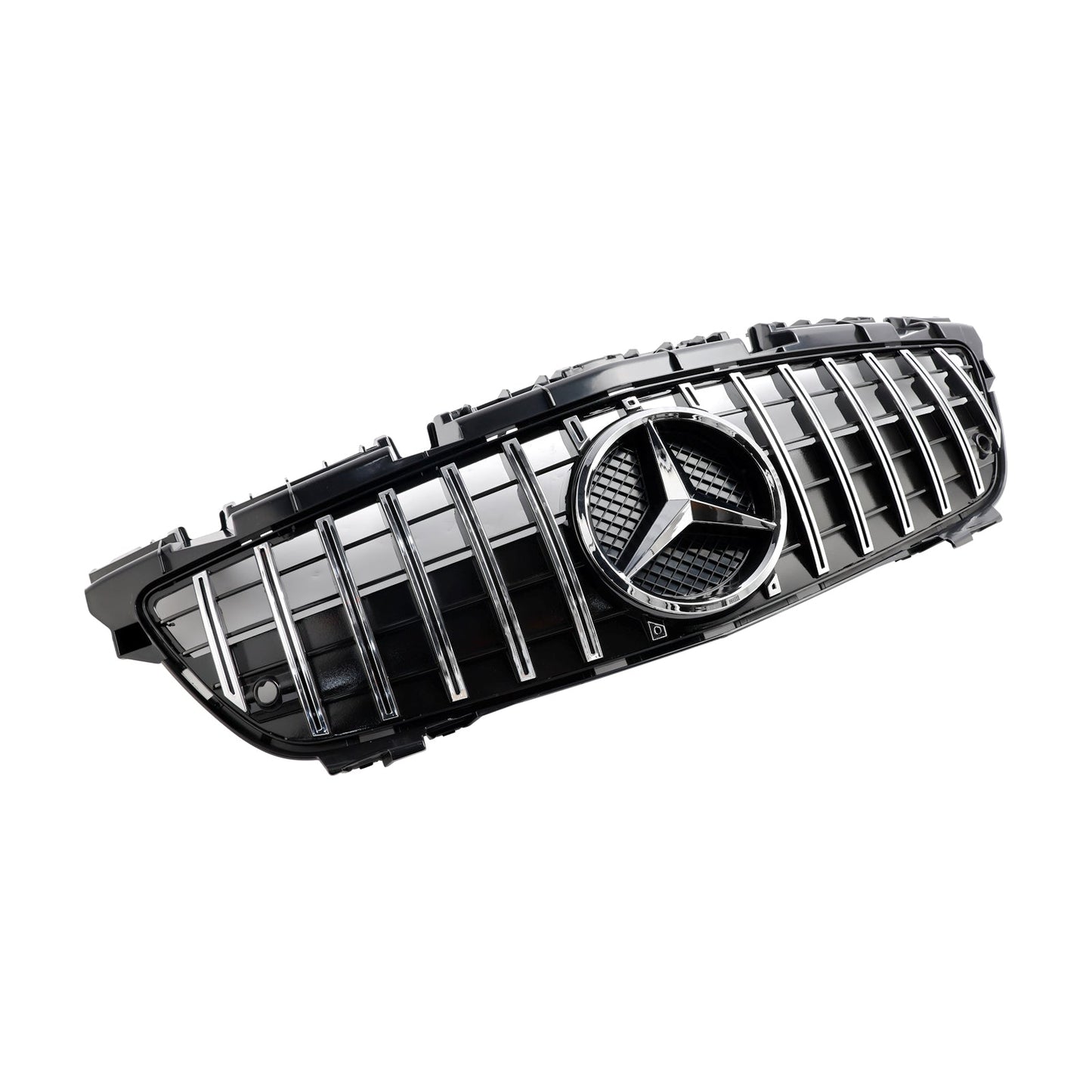 2011-2016 Mercedes Benz SLK-Class R172 SLK200/250/350/SLK55 AMG Front Bumper Grill Chrome GT Style Grille