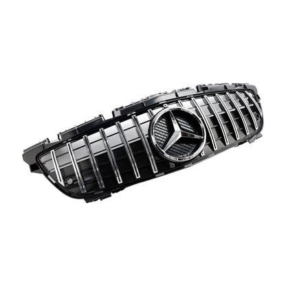 2011-2016 Mercedes Benz SLK-Class R172 SLK200/250/350/SLK55 AMG Front Bumper Grill Chrome GT Style Grille