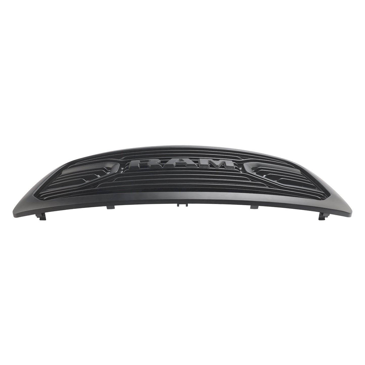 2009-2012 Dodge Ram 1500 Big Horn Style Front Bumper Grill Matte Black Replacement Grille W/ LED Lights