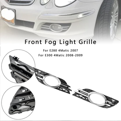 2007-2009 Mercedes Benz E-Class W211 E280/300/320/350/550/E63 2PCS Fog Light Trim Set
