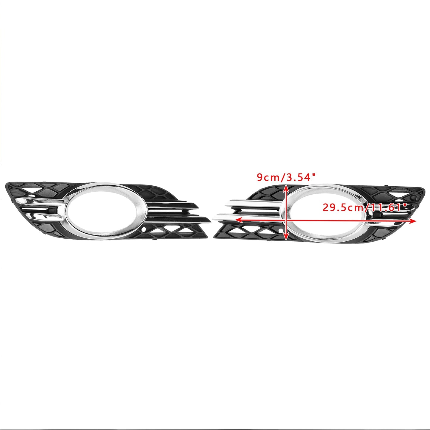 2007-2009 Mercedes Benz E-Class W211 E280/300/320/350/550/E63 2PCS Fog Light Trim Set