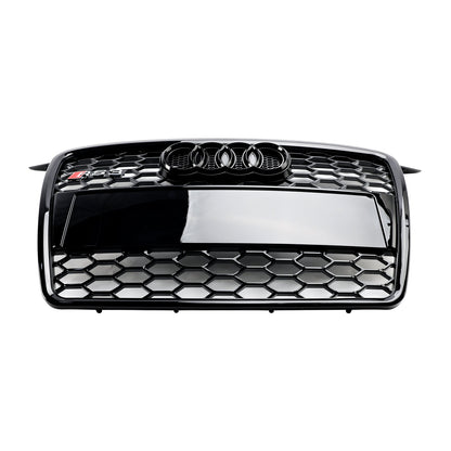 2004-2008 Audi A3 / S3 8P RS3 Style Honeycomb Grille Glossy Black Front Bumper Grill