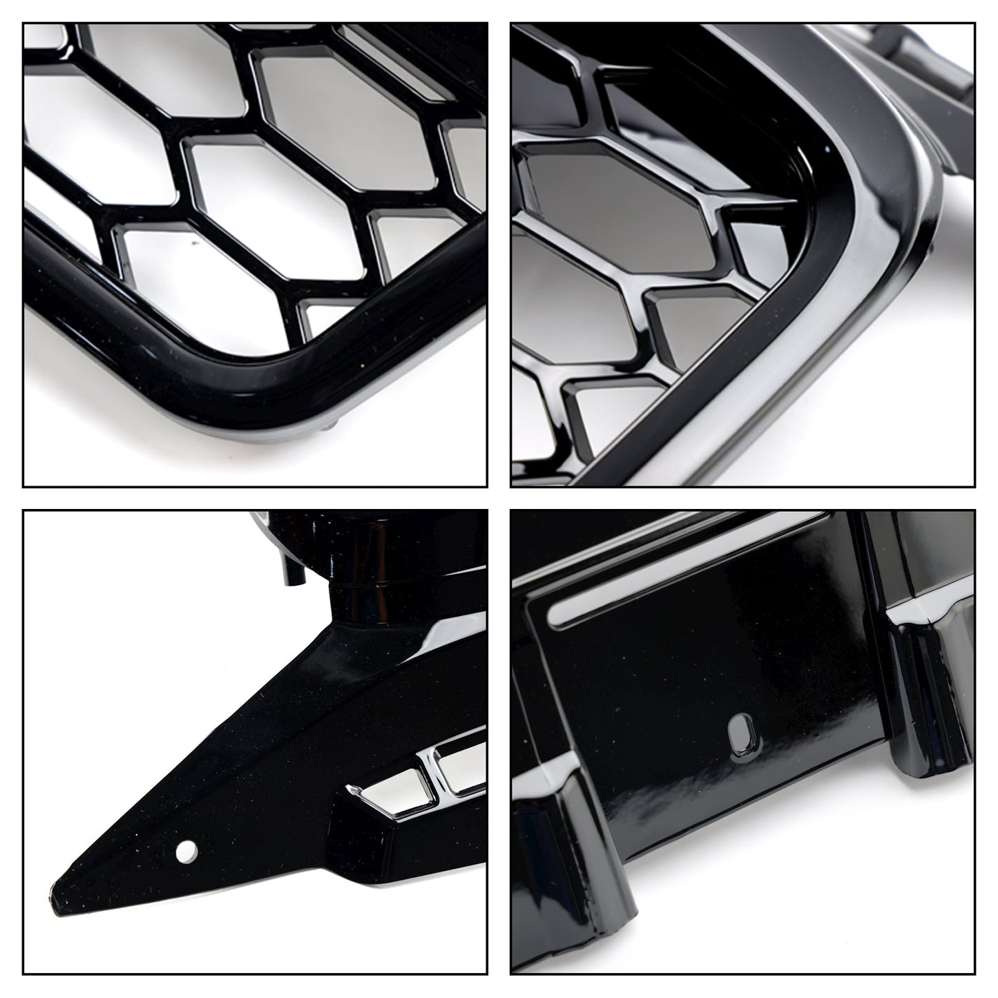 2004-2008 Audi A3 8P Pre-Facelift RS3 Style Front Bumper Grill Black Honeycomb Grille