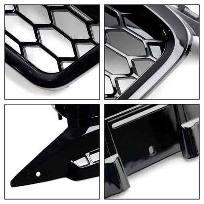 2004 2005 2006 2007 2008 Audi A3 / S3 8P RS3 Honeycomb Grille Black Front Bumper Grill With Ring Emblem