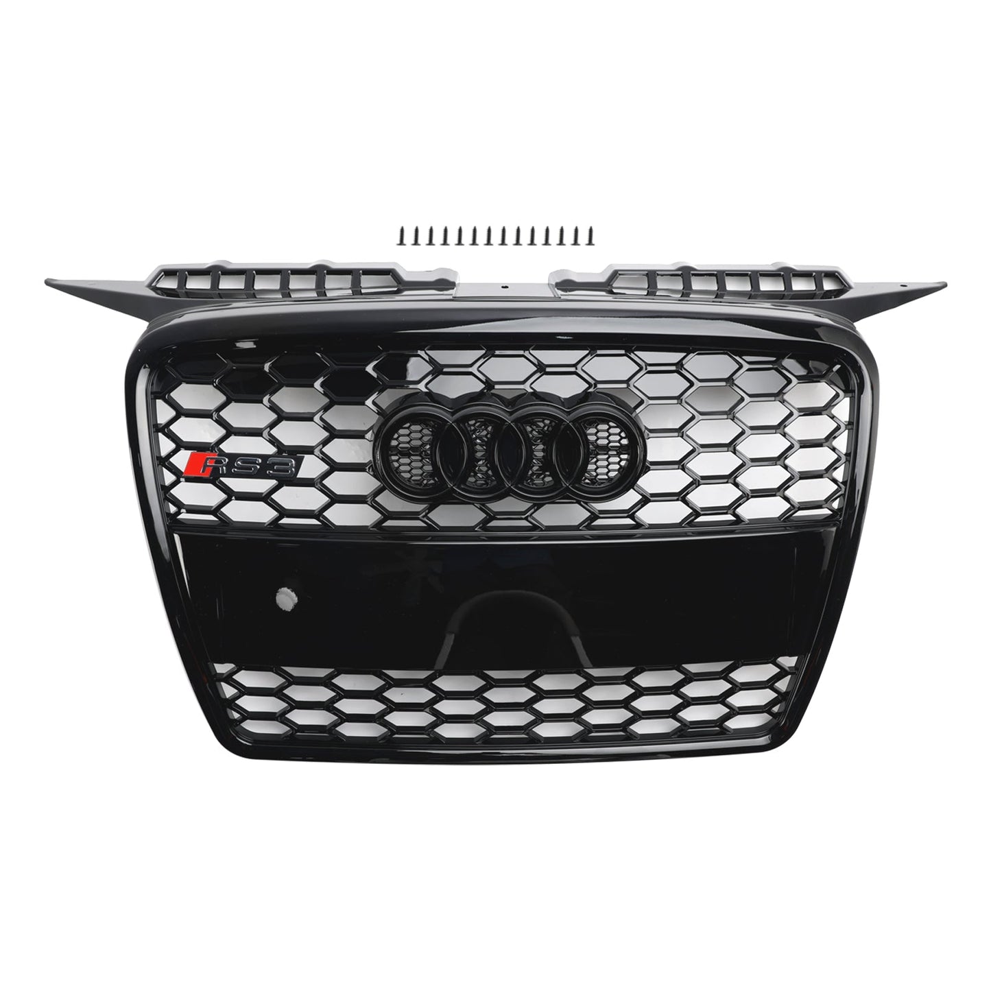 2004-2008 Audi A3 8P Pre-Facelift RS3 Style Front Bumper Grill Black Honeycomb Grille