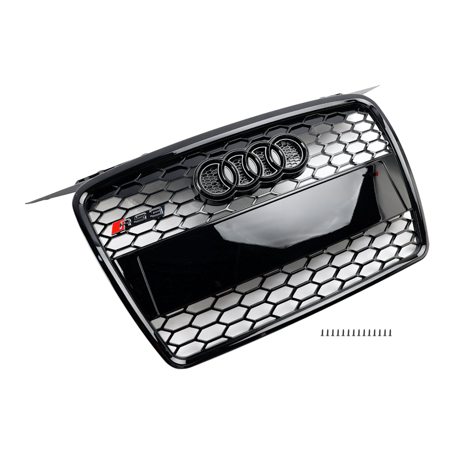 2004-2008 Audi A3 8P Pre-Facelift RS3 Style Front Bumper Grill Black Honeycomb Grille