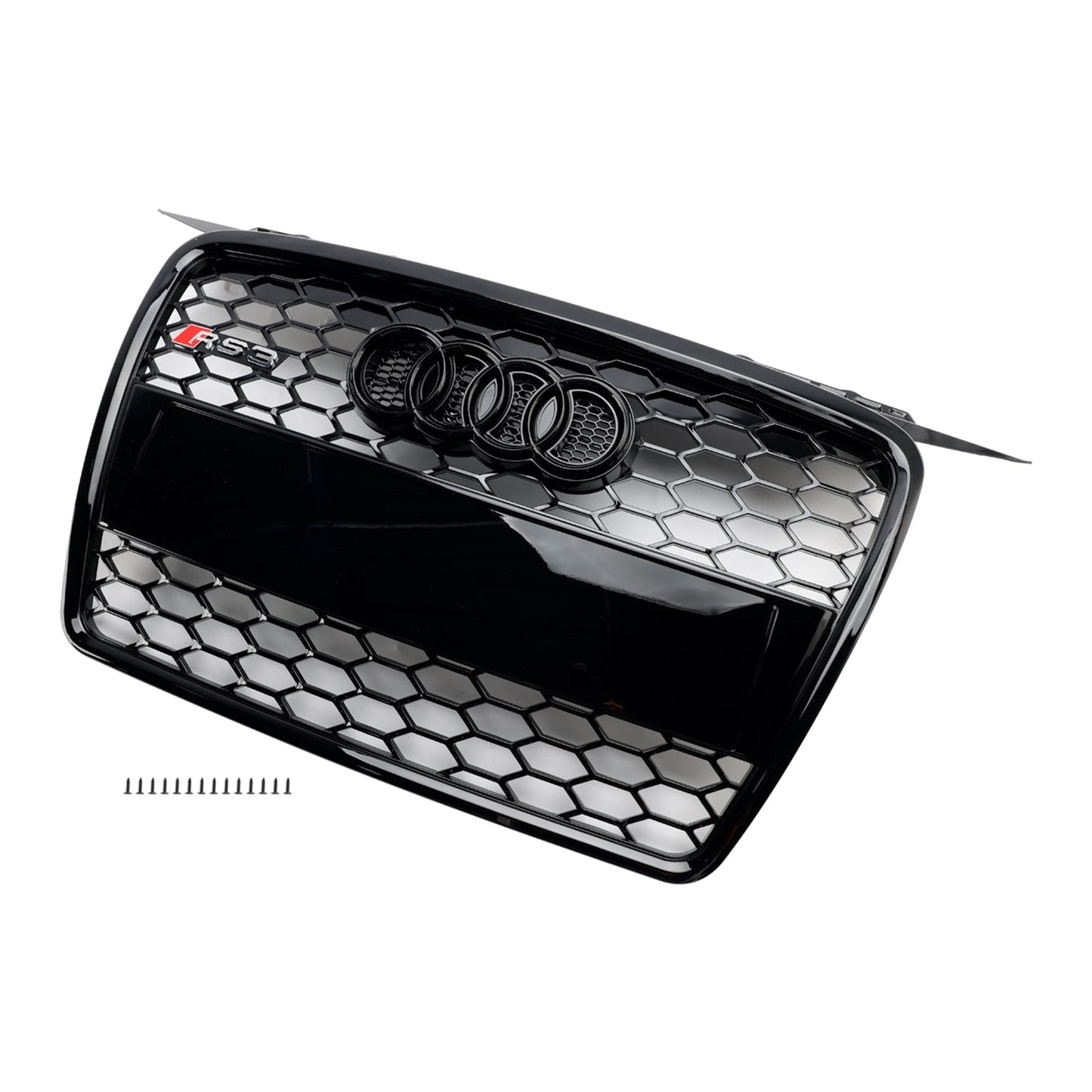 2004-2008 Audi A3 8P Pre-Facelift RS3 Style Front Bumper Grill Black Honeycomb Grille