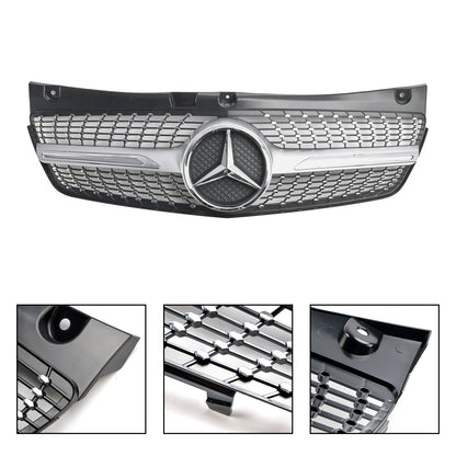 2011-2014 Mercedes-Benz V-Class Viano W639 Front Bumper Grill Diamond Replacement Grille
