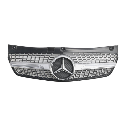 2011-2014 Mercedes-Benz V-Class Viano W639 Front Bumper Grill Diamond Replacement Grille
