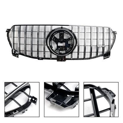 2020-2022 Mercedes-Benz GLE-Class W167 GLE350/450/400d Standard Front Bumper Grille Glossy Black Grill