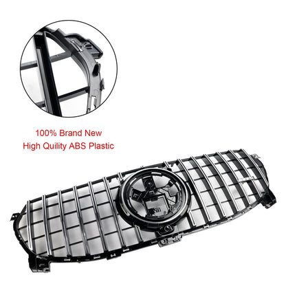 2020-2022 Mercedes-Benz GLE-Class W167 GLE350/450/400d Standard Front Bumper Grille Glossy Black Grill