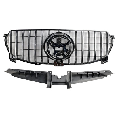 2020-2022 Mercedes-Benz GLE-Class W167 GLE350/450/400d Standard Front Bumper Grille Glossy Black Grill
