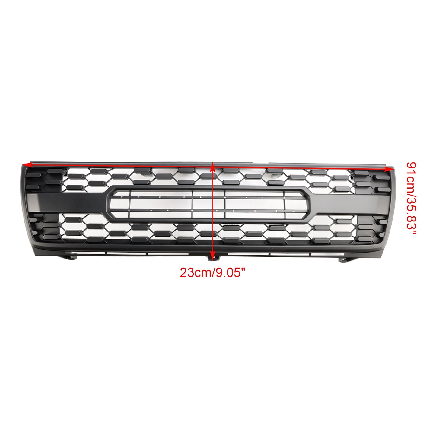 1997-2000 Toyota Tacoma Honeycomb Front Bumper Grill TRD PRO Style Black Grille W/ LED Light